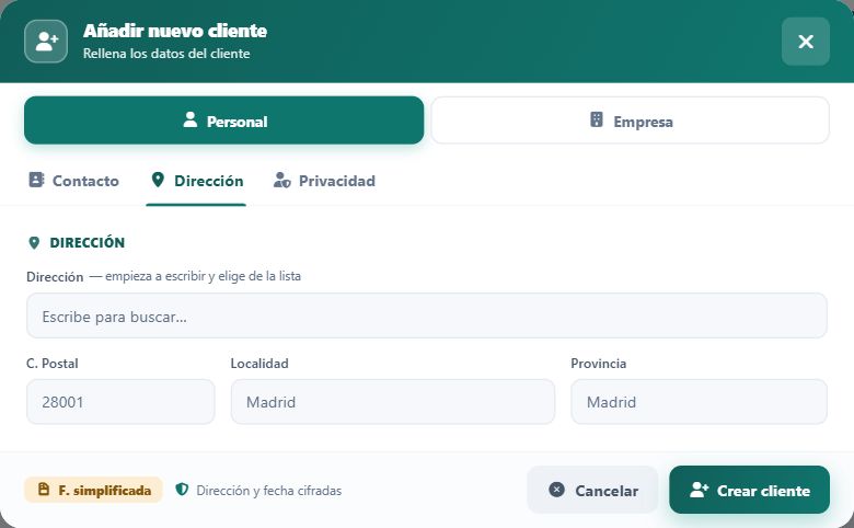 Revisa Dirección y Privacidad