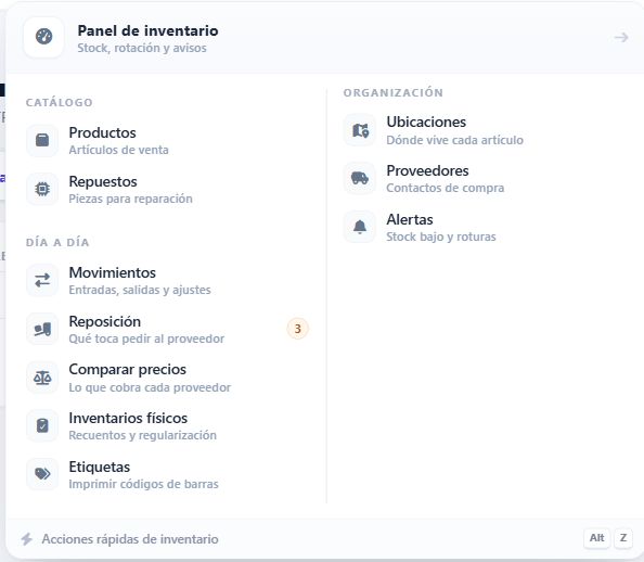Localiza las operaciones del día